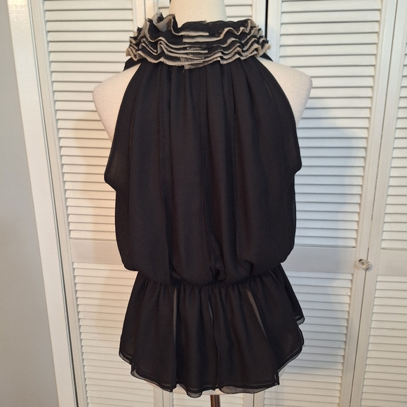 Robert Rodriguez Neiman Marcus ruffle blouse small *C - Picture 5 of 6
